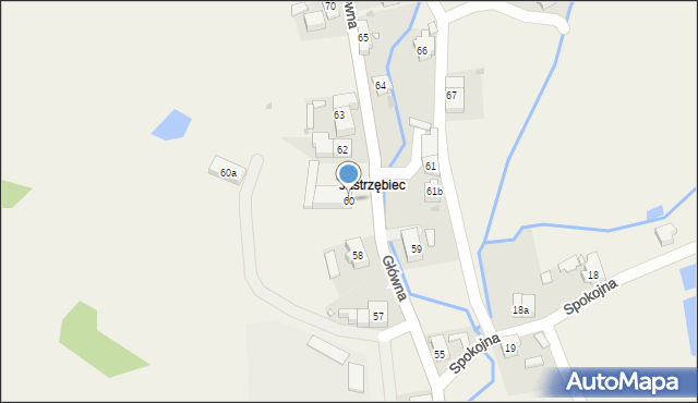 Jugów, Główna, 60, mapa Jugów