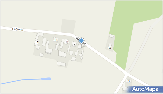 Kadłub Wolny, Główna, 7, mapa Kadłub Wolny