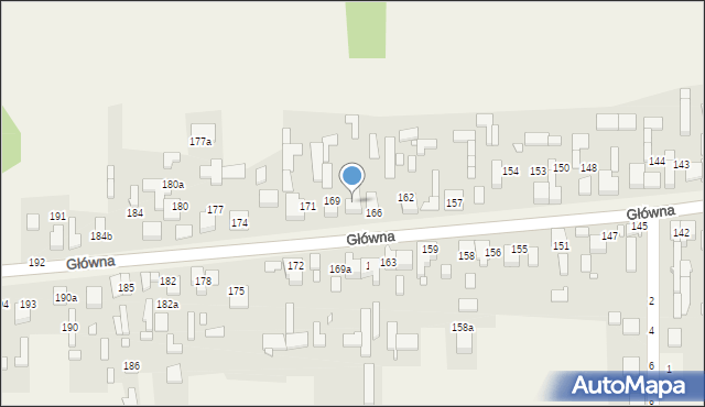 Kalej, Główna, 168, mapa Kalej