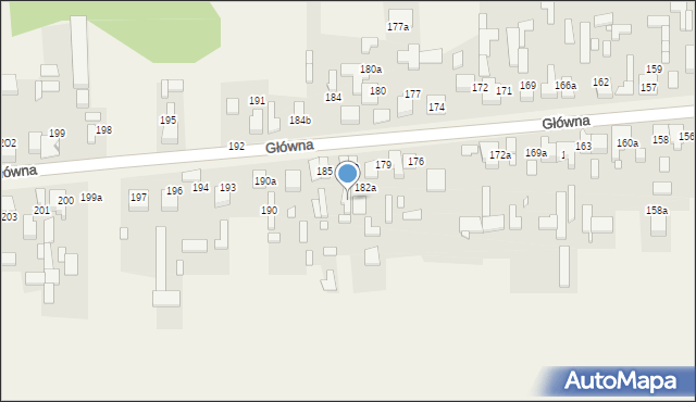 Kalej, Główna, 183a, mapa Kalej