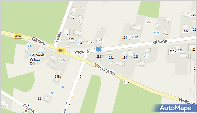 Kalej, Główna, 232, mapa Kalej