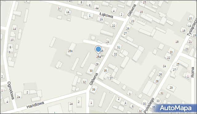 Kamieniec, Główna, 26a, mapa Kamieniec