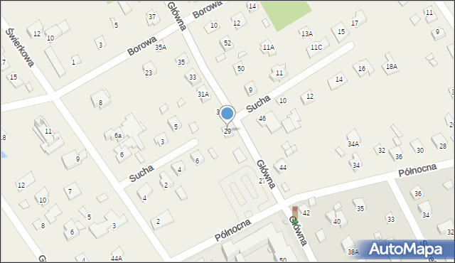 Kamionka, Główna, 29, mapa Kamionka