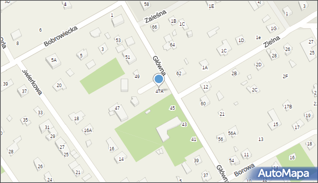Kamionka, Główna, 47A, mapa Kamionka