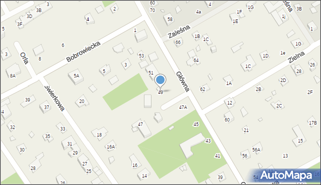 Kamionka, Główna, 49, mapa Kamionka