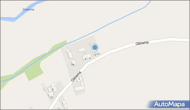 Kamionka, Główna, 2, mapa Kamionka