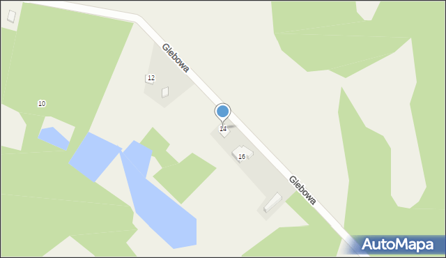 Katarzynki, Glebowa, 14, mapa Katarzynki