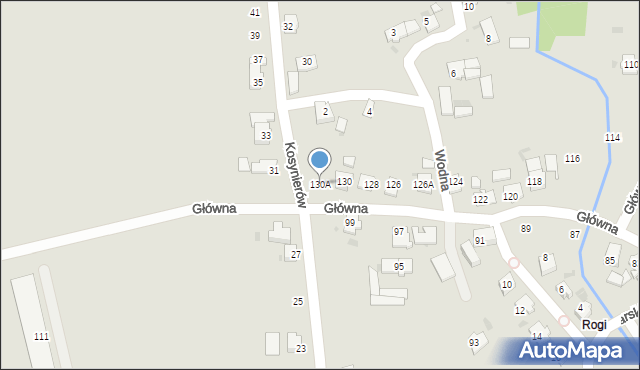 Kędzierzyn-Koźle, Główna, 130A, mapa Kędzierzyna-Koźle