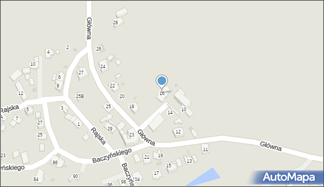 Kędzierzyn-Koźle, Główna, 16, mapa Kędzierzyna-Koźle