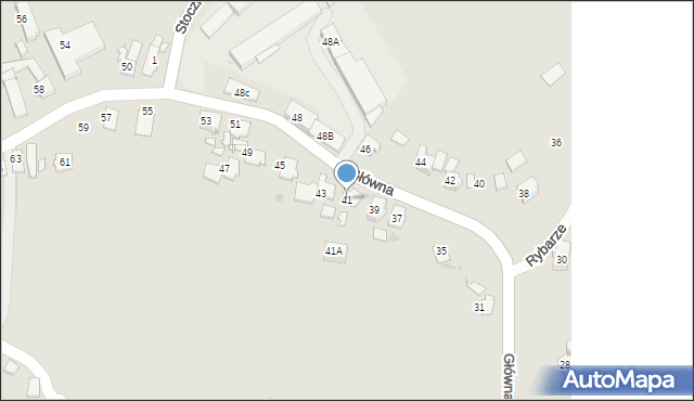 Kędzierzyn-Koźle, Główna, 41, mapa Kędzierzyna-Koźle