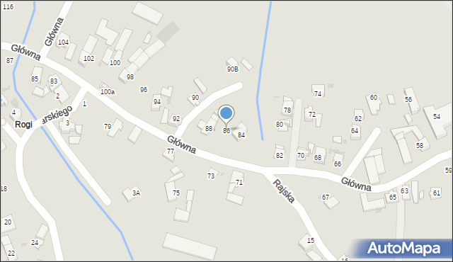 Kędzierzyn-Koźle, Główna, 86, mapa Kędzierzyna-Koźle
