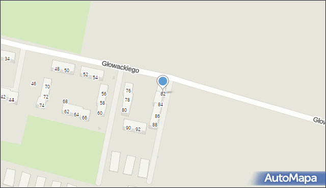Kietrz, Głowackiego, 82, mapa Kietrz