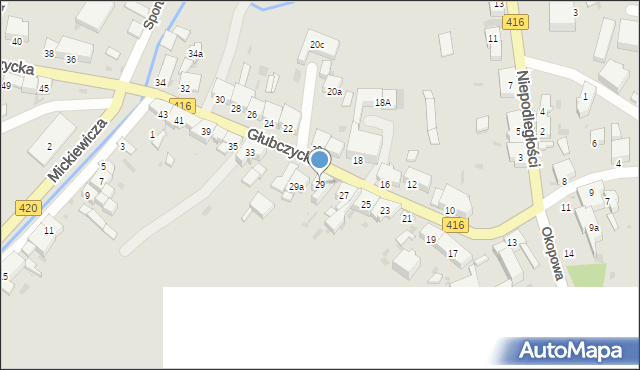 Kietrz, Głubczycka, 29, mapa Kietrz