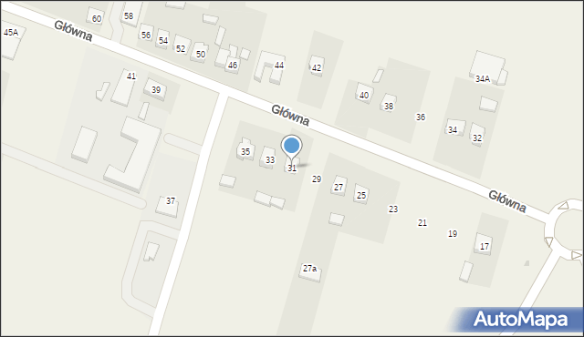 Kleszczów, Główna, 31, mapa Kleszczów