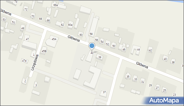 Kleszczów, Główna, 41, mapa Kleszczów