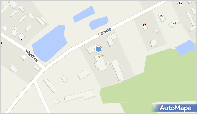 Klukowo, Główna, 39, mapa Klukowo