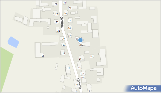 Kobylin-Borzymy, Główna, 20, mapa Kobylin-Borzymy