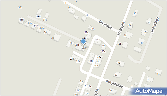 Kobylnica, Głowackiego Bartosza, 24a, mapa Kobylnica