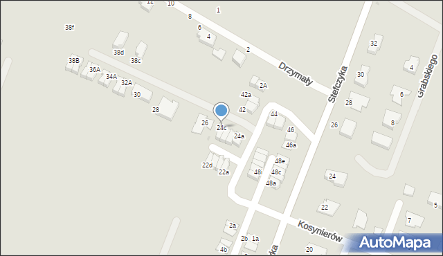 Kobylnica, Głowackiego Bartosza, 24c, mapa Kobylnica