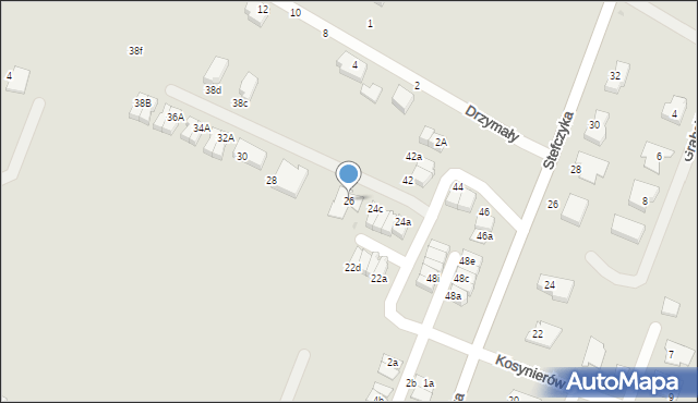 Kobylnica, Głowackiego Bartosza, 26, mapa Kobylnica