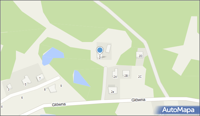 Kolincz, Główna, 2, mapa Kolincz
