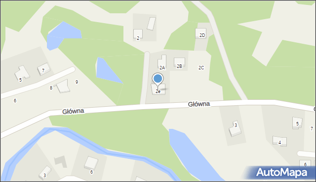 Kolincz, Główna, 2e, mapa Kolincz