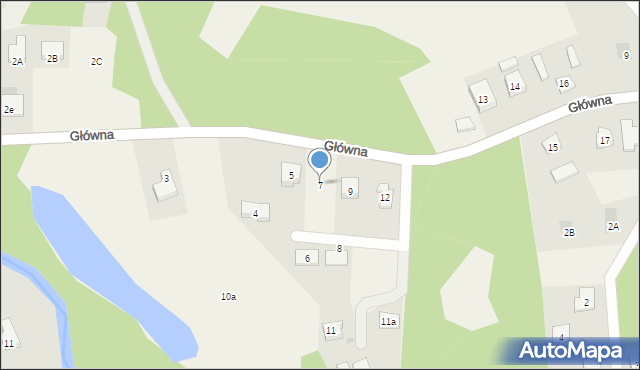 Kolincz, Główna, 7, mapa Kolincz