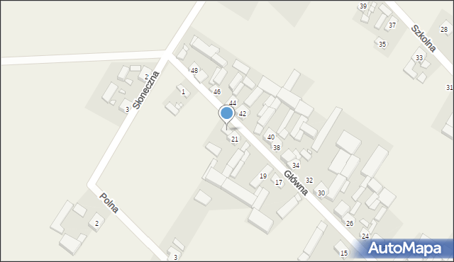 Konojad, Główna, 23, mapa Konojad