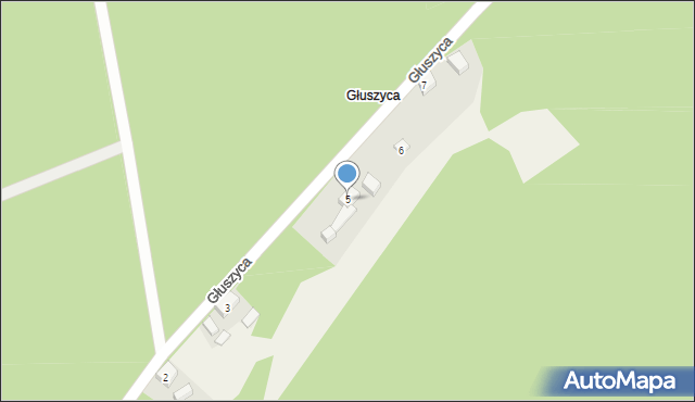 Konotop, Głuszyca, 5, mapa Konotop