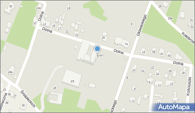 Konstancin-Jeziorna, Głowackiego Bartosza, 3, mapa Konstancin-Jeziorna