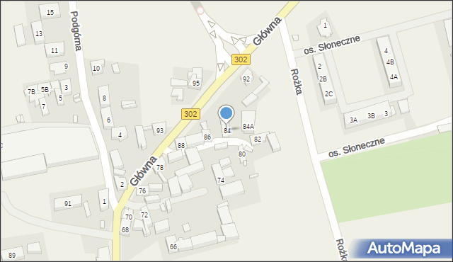 Kosieczyn, Główna, 84, mapa Kosieczyn