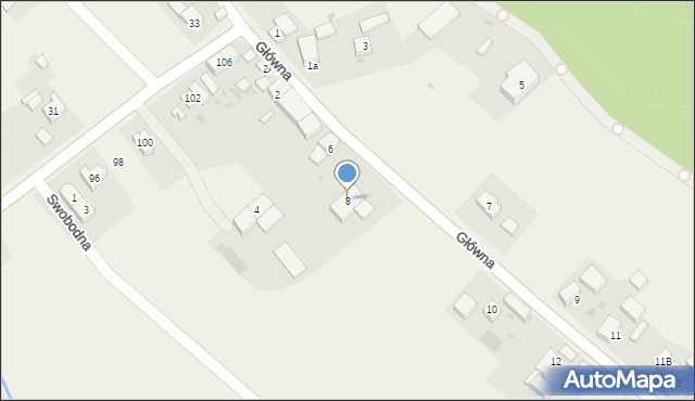 Kotowice, Główna, 8, mapa Kotowice