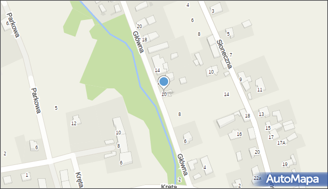 Kowalowice, Główna, 10, mapa Kowalowice