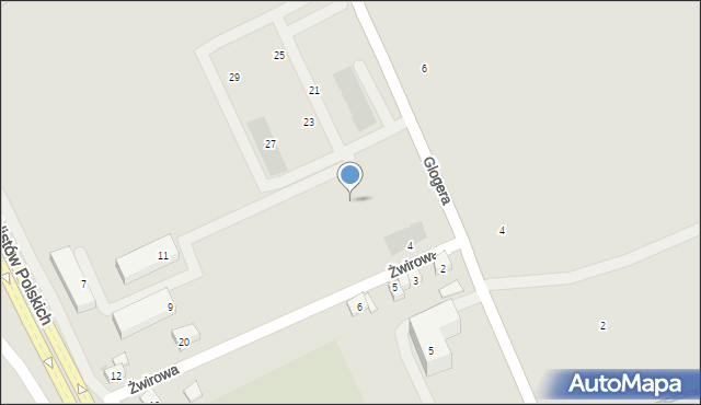 Kraków, Glogera Zygmunta, 19, mapa Krakowa