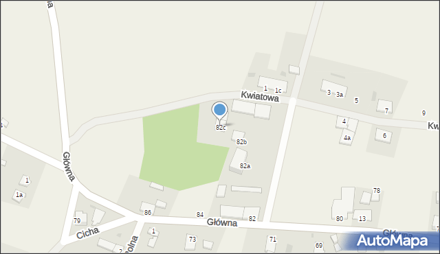 Krasowice, Główna, 82c, mapa Krasowice