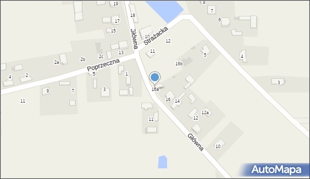Kuchary, Główna, 16a, mapa Kuchary