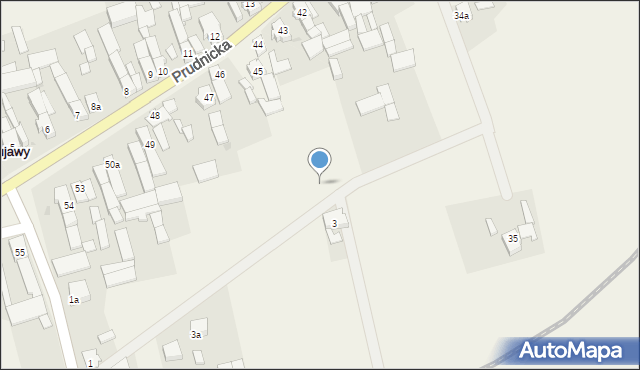 Kujawy, Głogowska, 1h, mapa Kujawy