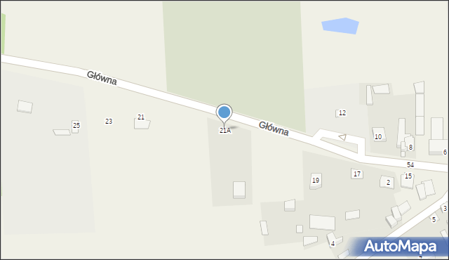 Kulesze Kościelne, Główna, 21A, mapa Kulesze Kościelne
