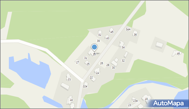 Kuźnica Głogowska, Głuchów, 35, mapa Kuźnica Głogowska