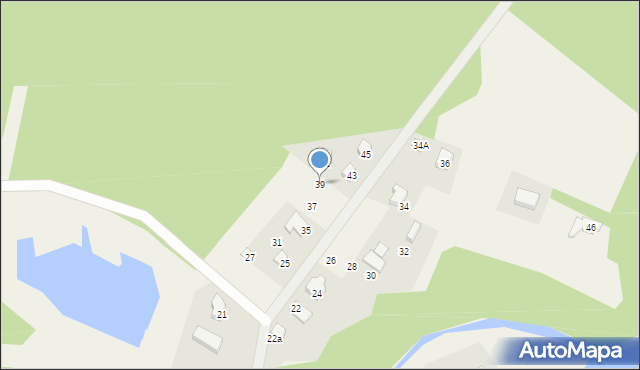 Kuźnica Głogowska, Głuchów, 39, mapa Kuźnica Głogowska