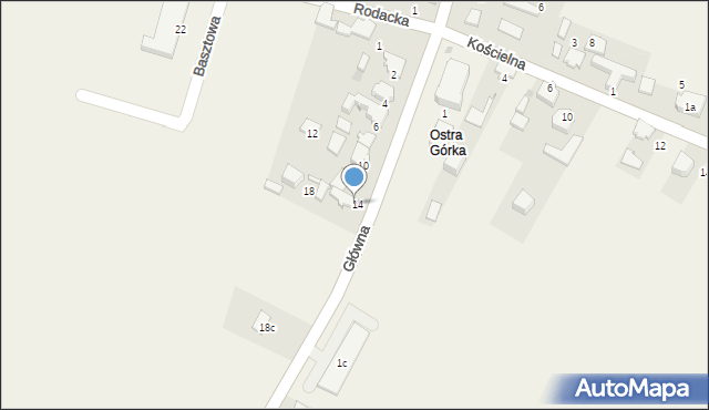 Kwaśniów Dolny, Główna, 16, mapa Kwaśniów Dolny