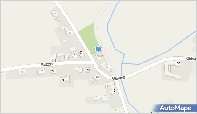 Landzmierz, Główna, 56, mapa Landzmierz