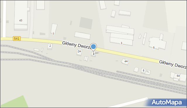 Lidzbark, Główny Dworzec, 4, mapa Lidzbark