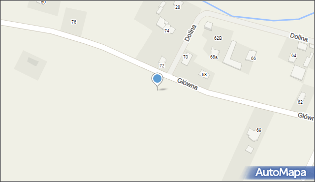 Ligotka, Główna, 75, mapa Ligotka