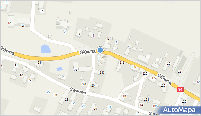 Łosiów, Główna, 132, mapa Łosiów