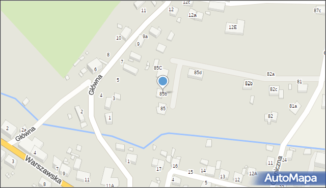 Lubań, Główna, 85b, mapa Lubań