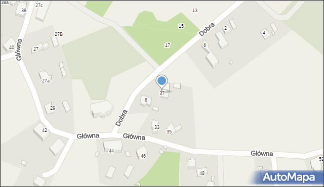 Lubin, Główna, 37, mapa Lubin