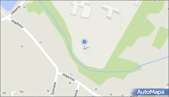 Lublin, Główna, 34d, mapa Lublina