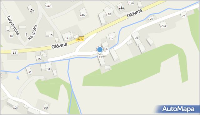 Lubomin, Główna, 33, mapa Lubomin