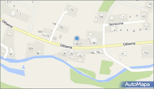 Ludwikowice Kłodzkie, Główna, 70, mapa Ludwikowice Kłodzkie